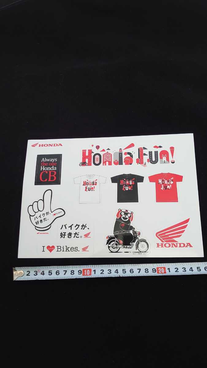3枚セット HONDA ステッカー ホンダ クロスカブ くまモン バイクが 