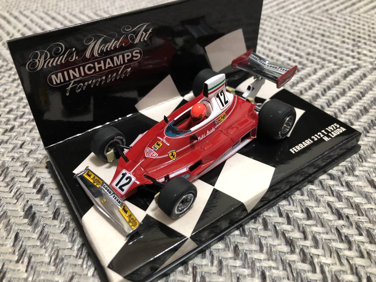 1/43 MINICHAMPS フェラーリ 312T ニキ ラウダ 1975 FERRARI 312T N
