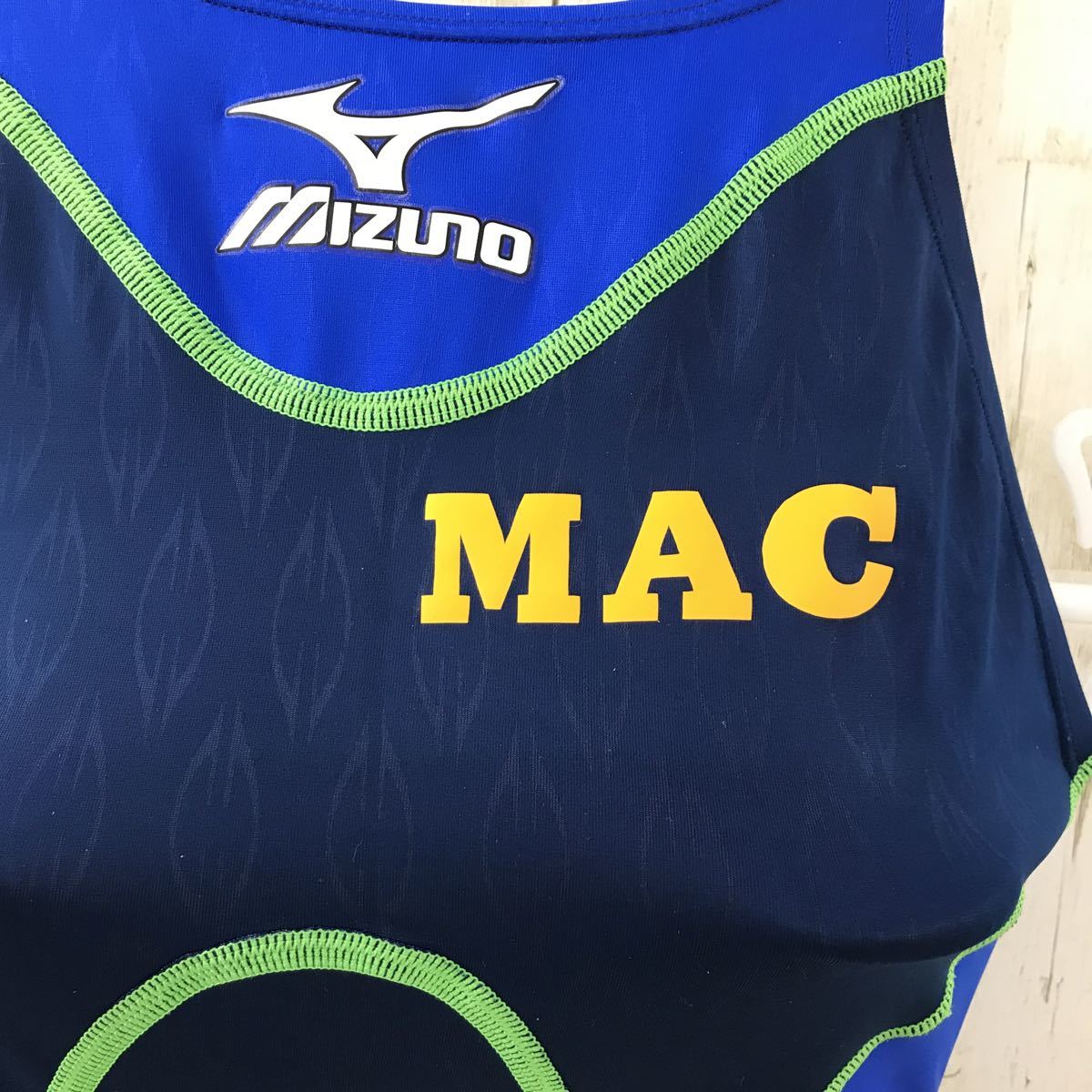 20】ミズノ スイミング 選手指定 ハイレグ競泳水着 Mサイズ アクセル