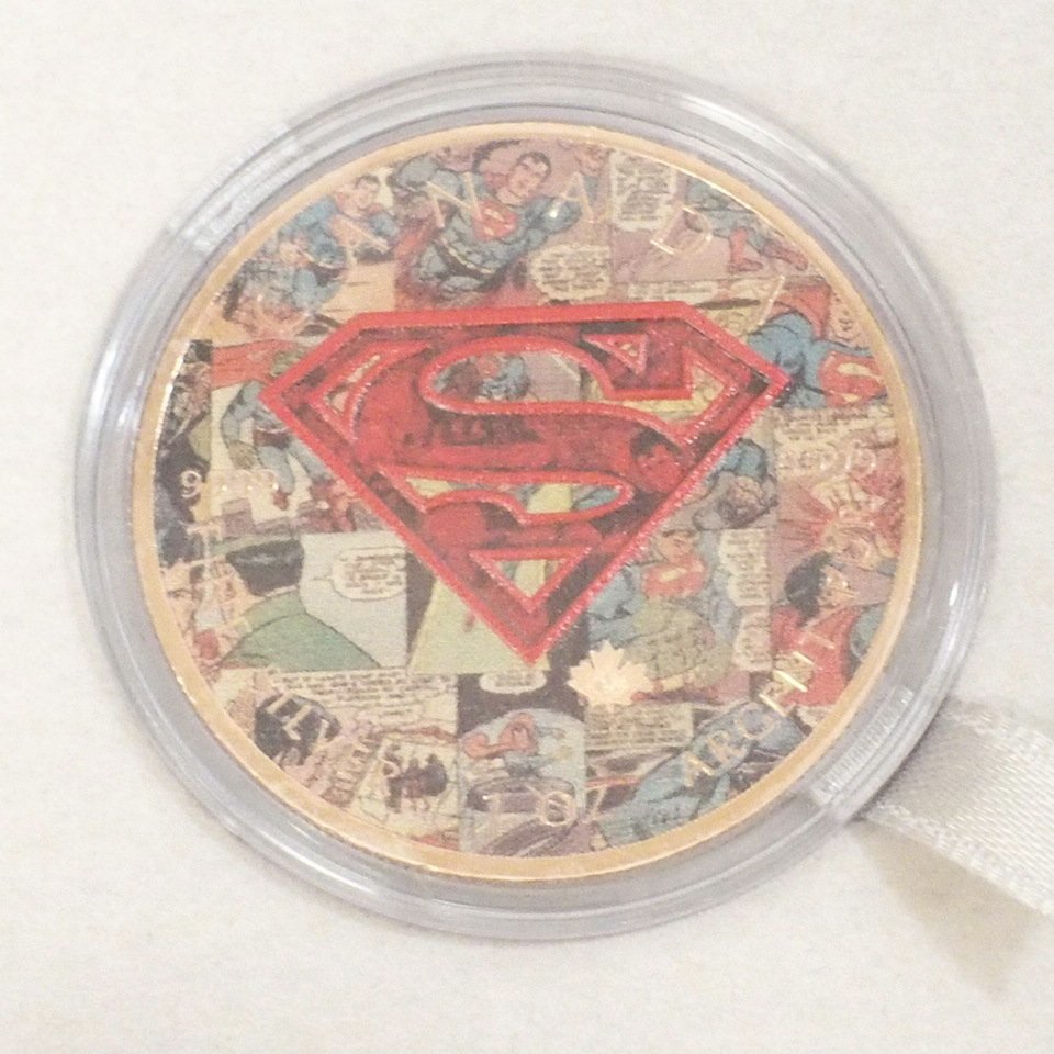 f002 Z4 39. カナダ 5ドル記念銀貨 1oz 2016年 スーパーマン SUPERMAN