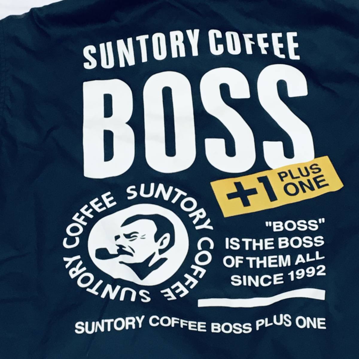 Yahoo!オークション □ 非売品 SUNTORY BOSS PLUS ONE ボスジャン 裏 