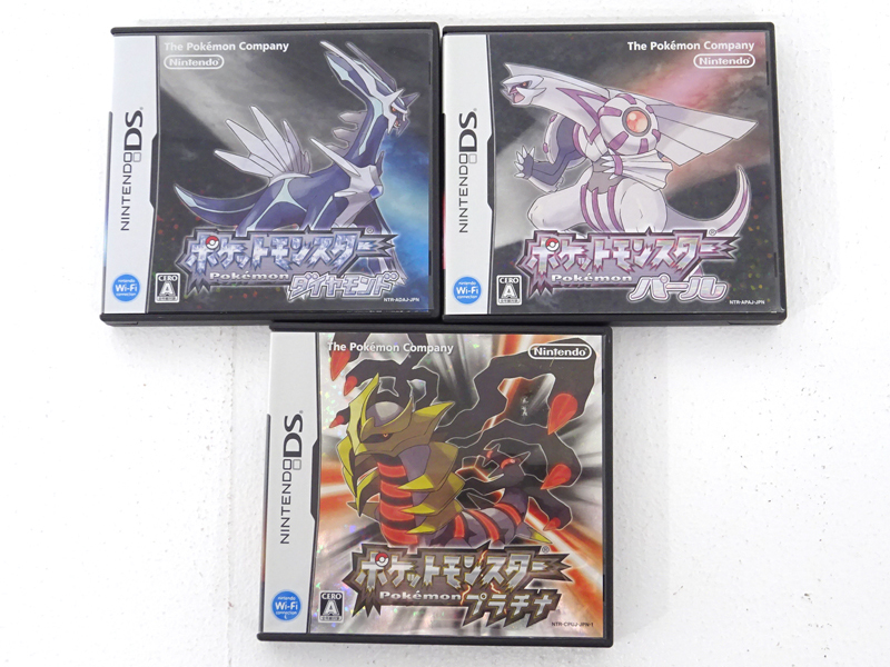 ☆ジャンク☆DSソフト ポケットモンスター まとめ売り 3本セット 