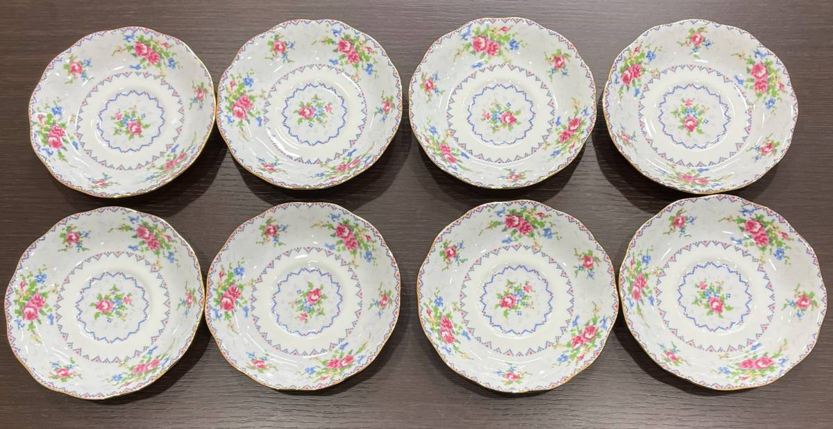 #4808【格安・必見】☆ROYAL ALBERT カップ&ソーサー　☆カップ8個・ソーサー8枚セット　 ロイヤルアルバート ALBERT ROYAL カップ&amp;amp;ソーサー - Royal