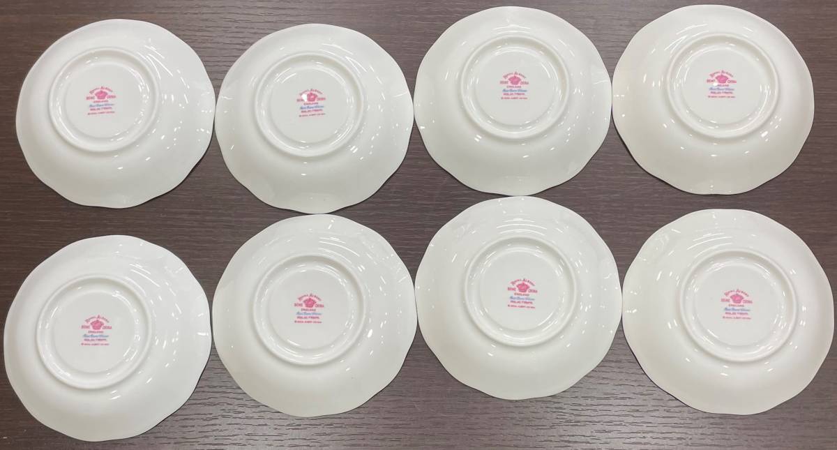 #4808【格安・必見】☆ROYAL ALBERT カップ&ソーサー　☆カップ8個・ソーサー8枚セット　 ロイヤルアルバート ALBERT ROYAL カップ&amp;amp;ソーサー - Royal