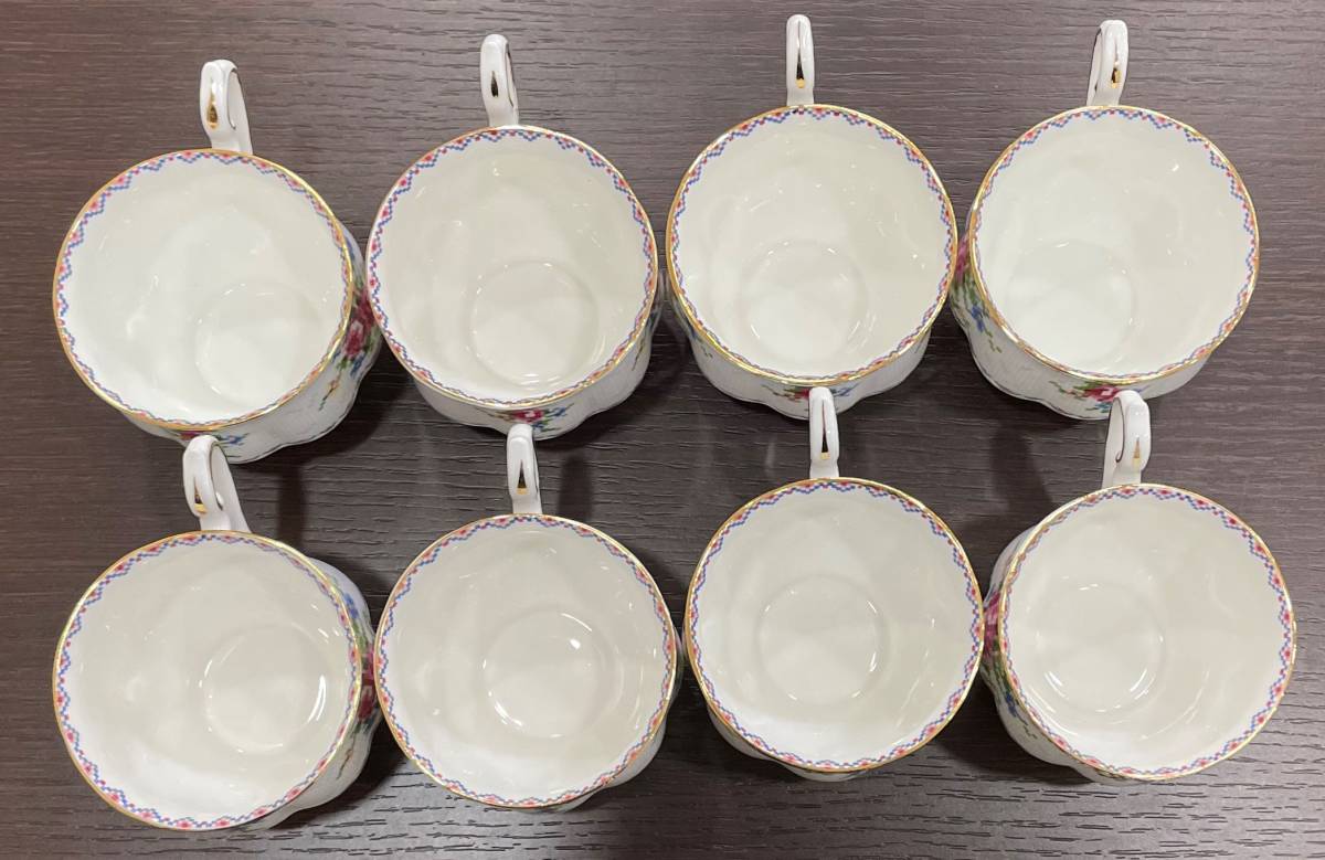 #4808【格安・必見】☆ROYAL ALBERT カップ&ソーサー　☆カップ8個・ソーサー8枚セット　 ロイヤルアルバート ALBERT ROYAL カップ&amp;amp;ソーサー - Royal
