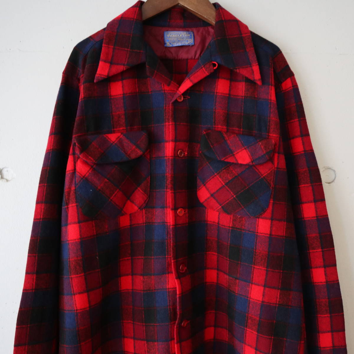 ペンドルトン PENDLETON ウールシャツ 70s 60s Pendleton ボードシャツ 