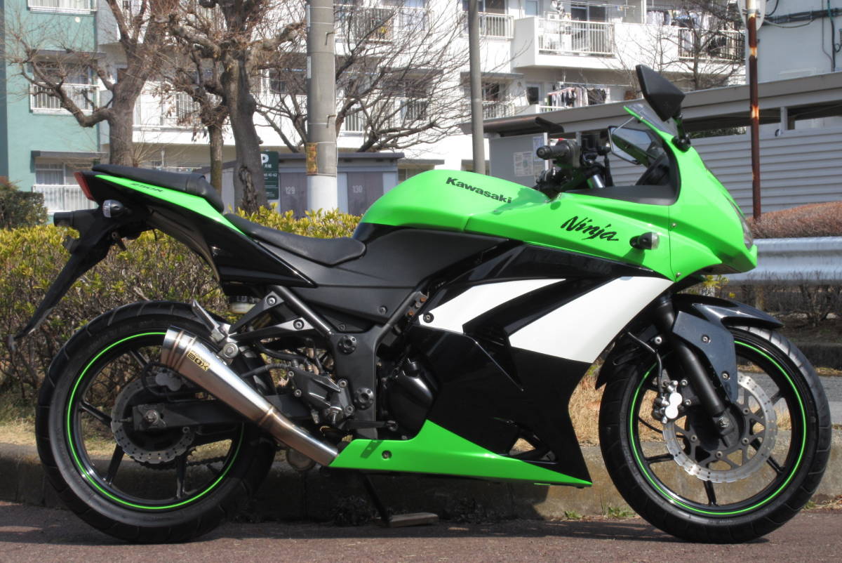 ☆NINJA250R EX250K☆ライムグリーン！オーリンズリヤサス！SP忠男