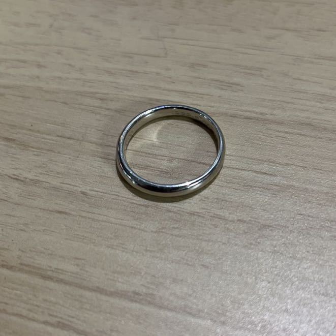 純プラチナ pt1000 白金 プラチナリング 22号 指輪 つぶし 7.0g 貴金属 現状品