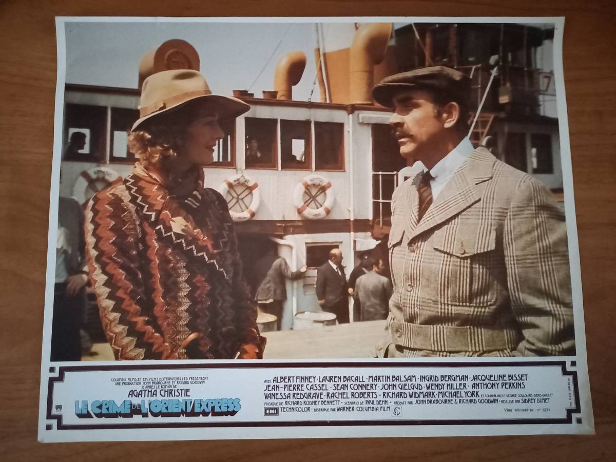 仏オリジナル劇場用ロビーカード ショーン コネリー ヴァネッサ レッドグレイヴ オリエント急行殺人事件 ホラー サスペンス 売買されたオークション情報 Yahooの商品情報をアーカイブ公開 オークファン Aucfan Com