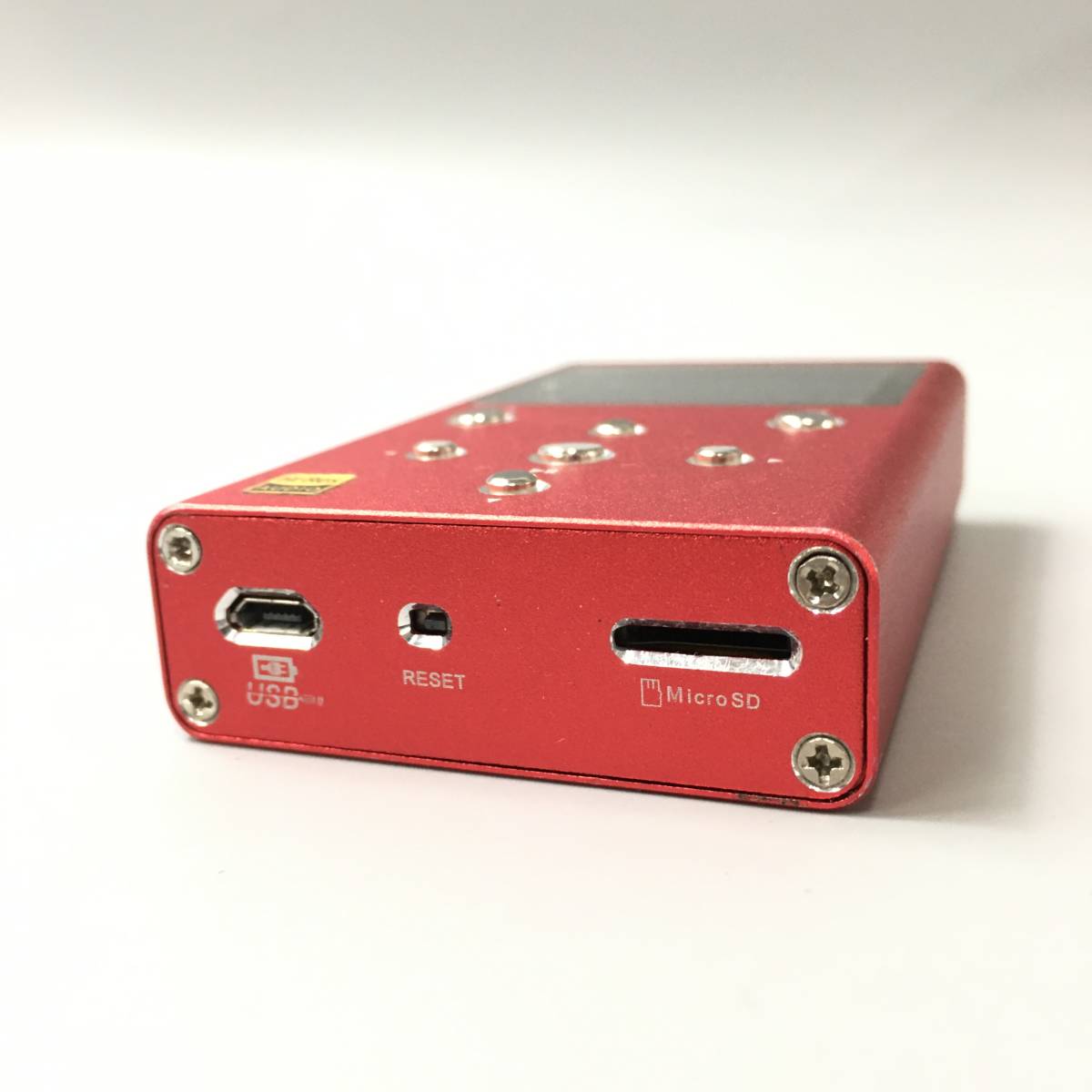 ★C02419/F.AUDIO エフオーディオ/ロスレスミュージックプレーヤー/XS02/レッド/ケース付