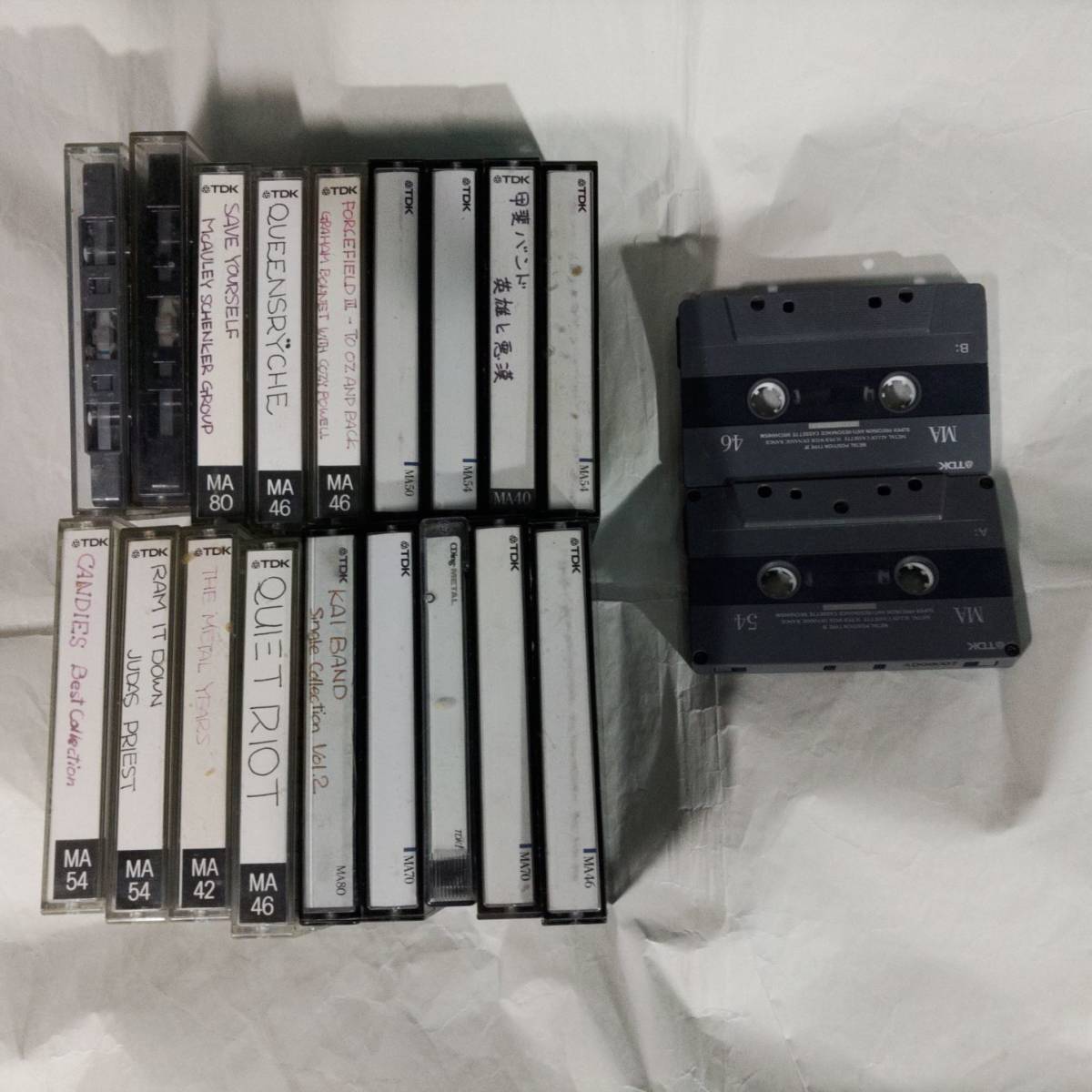 希少 未開封カセットテープ55本 音楽用 （中古 録音使用済みカセット 