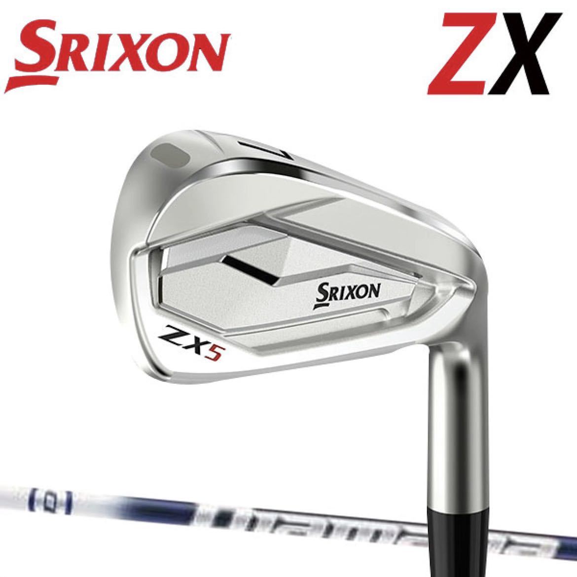 スリクソン NEW ZXシリーズ ZX5 アイアン 6本セット(#5〜PW) 5〜PW