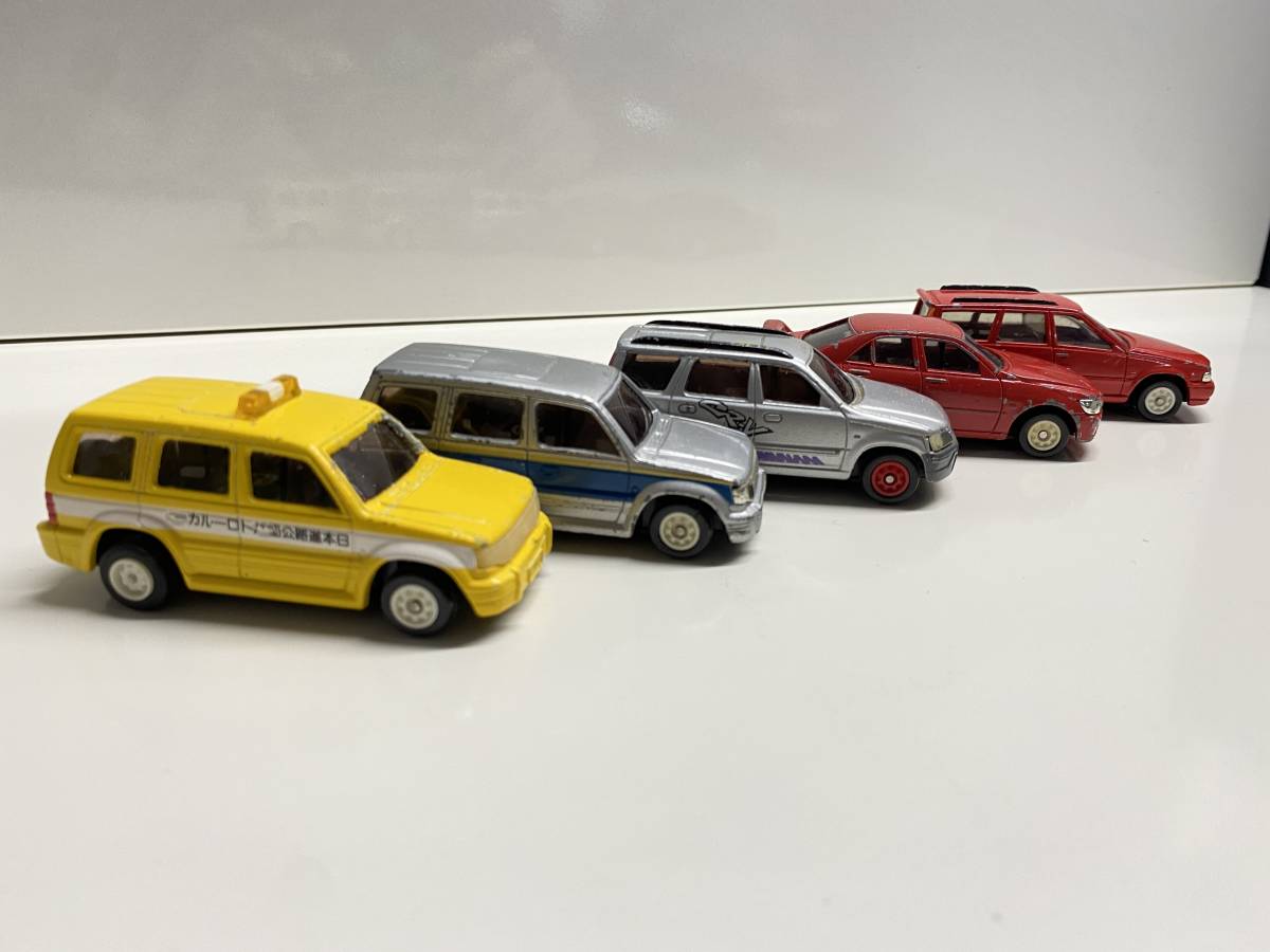 トミカ モータートミカ パジェロ アルテッツァ CR-V ボルボ70 5台 