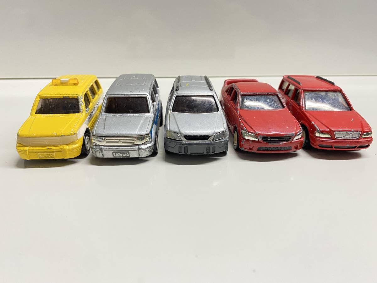 トミカ モータートミカ パジェロ アルテッツァ CR-V ボルボ70 5台 