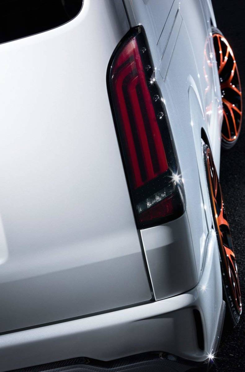 M-techno（エムテクノ）EURO LED TAIL LAMP REVO（ユーロLEDテールランプ・レボ）MTS ハイエース テールランプ ヴァレンティ（バレンティ）