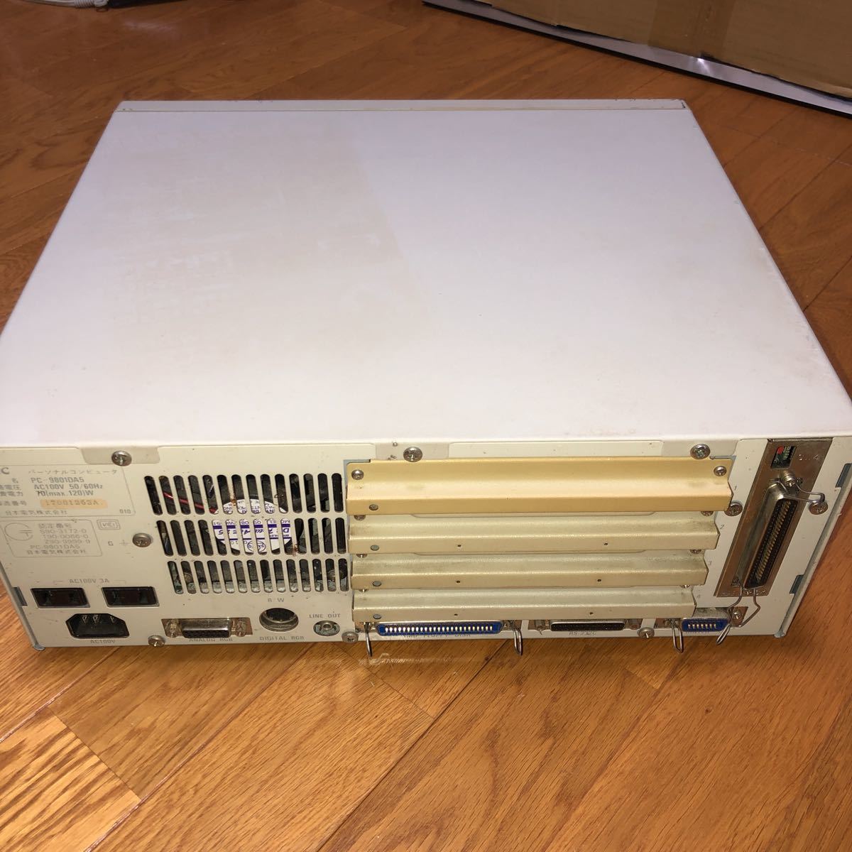 PC-9801 NEC PC-9801DA5 旧型 PC 動作未確認 通電OK ジャンク品 N