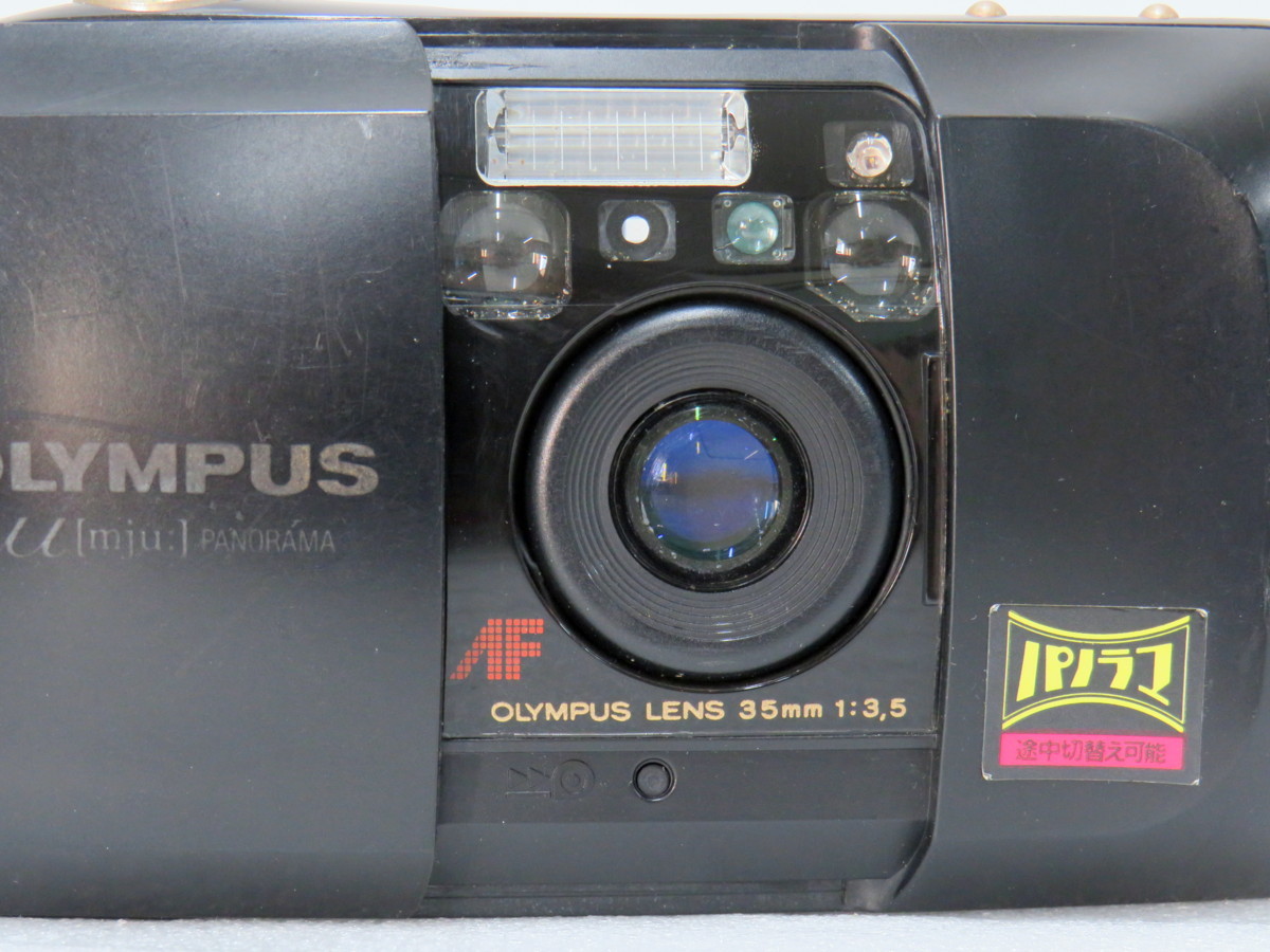 60☆OLYMPUS オリンパス μ [mju：] ミュー PANORAMA 35mm 1：3.5 2台