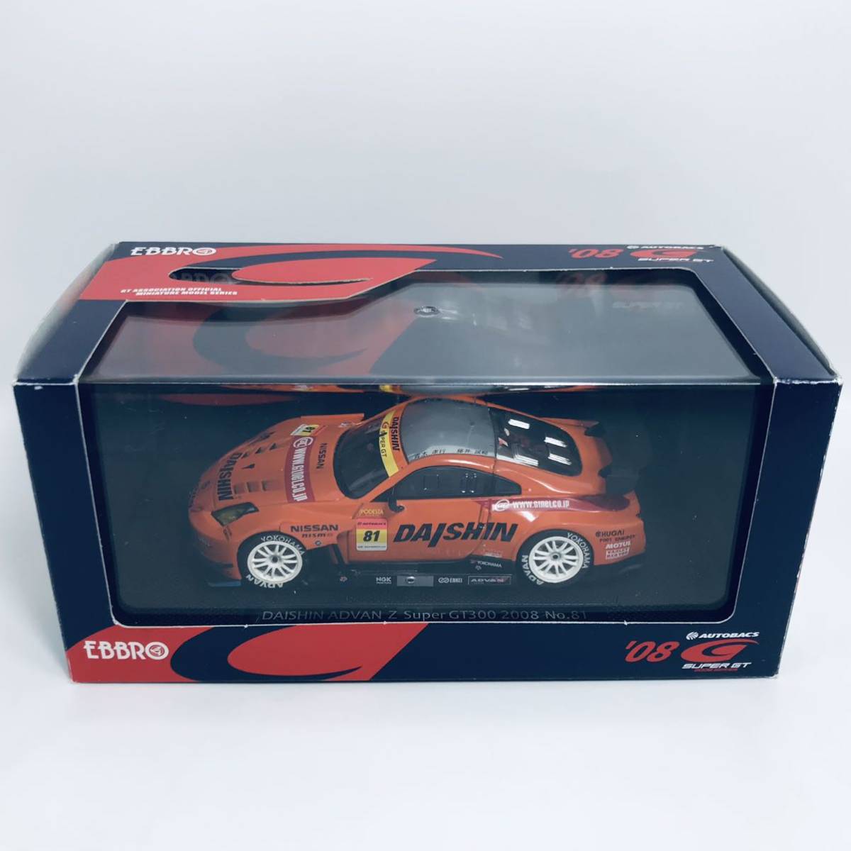 EBBRO エブロ 1/43 2008年型 Z33系 フェアレディZ DAISHIN アドバン