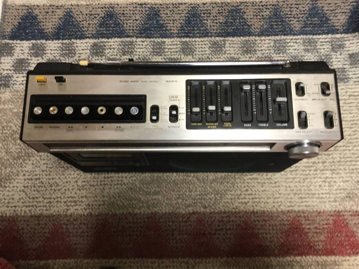 ソニー Radio Sony ICF-5500 昭和レトロ SONY MW 3バンドラジオ 良品