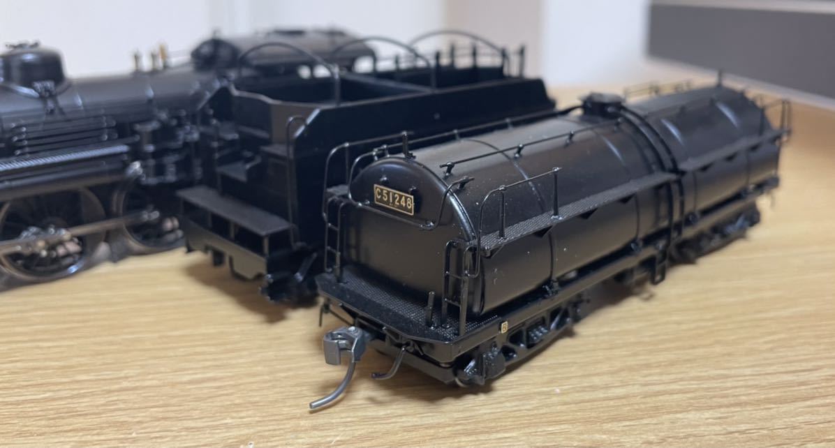 天賞堂製品　燕 牽引C-51 171 蒸気機関車+水槽車ミキ20 天賞堂 No.0486T 国鉄 C51形 蒸気機関車 特急 燕 牽引機 ミキ20形 付属