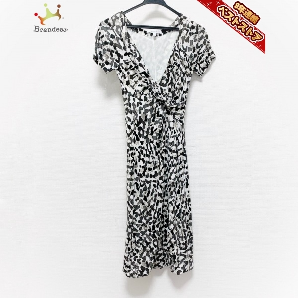 格安，大人気 マックスマーラ Max Mara サイズ38 S - アイボリー&times;カーキ レディース Vネック/半袖/ひざ丈 ワンピース(ワンピース)｜売買されたオークション情報、yahooの商品情報をアーカイブ公開 - オーク ワンピース