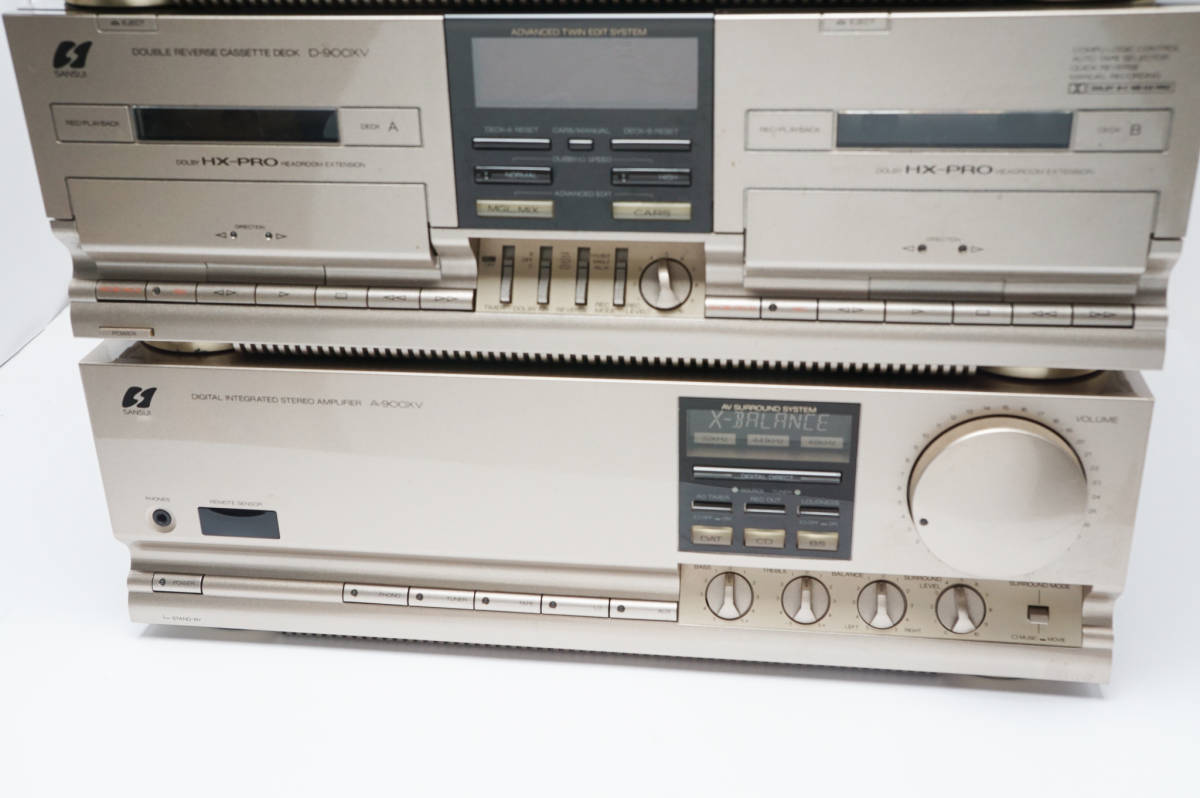 ジャンク》サンスイ Sansui バブルコンポ BAR7 900XV セット A-900XV