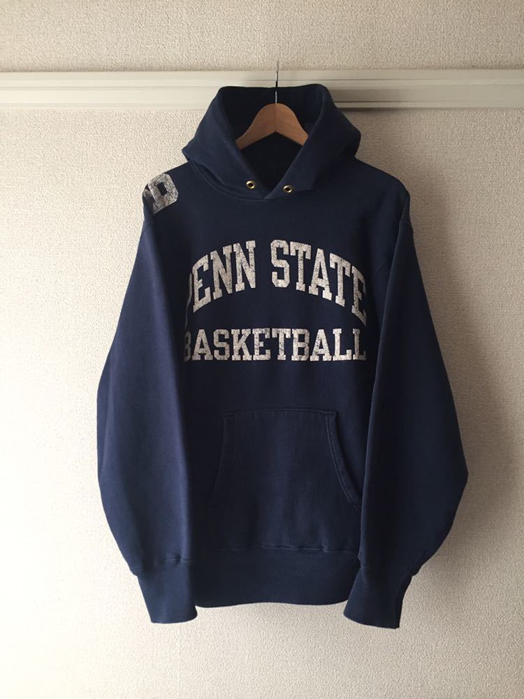 2面プリント】80s 初期 Champion REVERSE WEAVE リバースウィーブ 