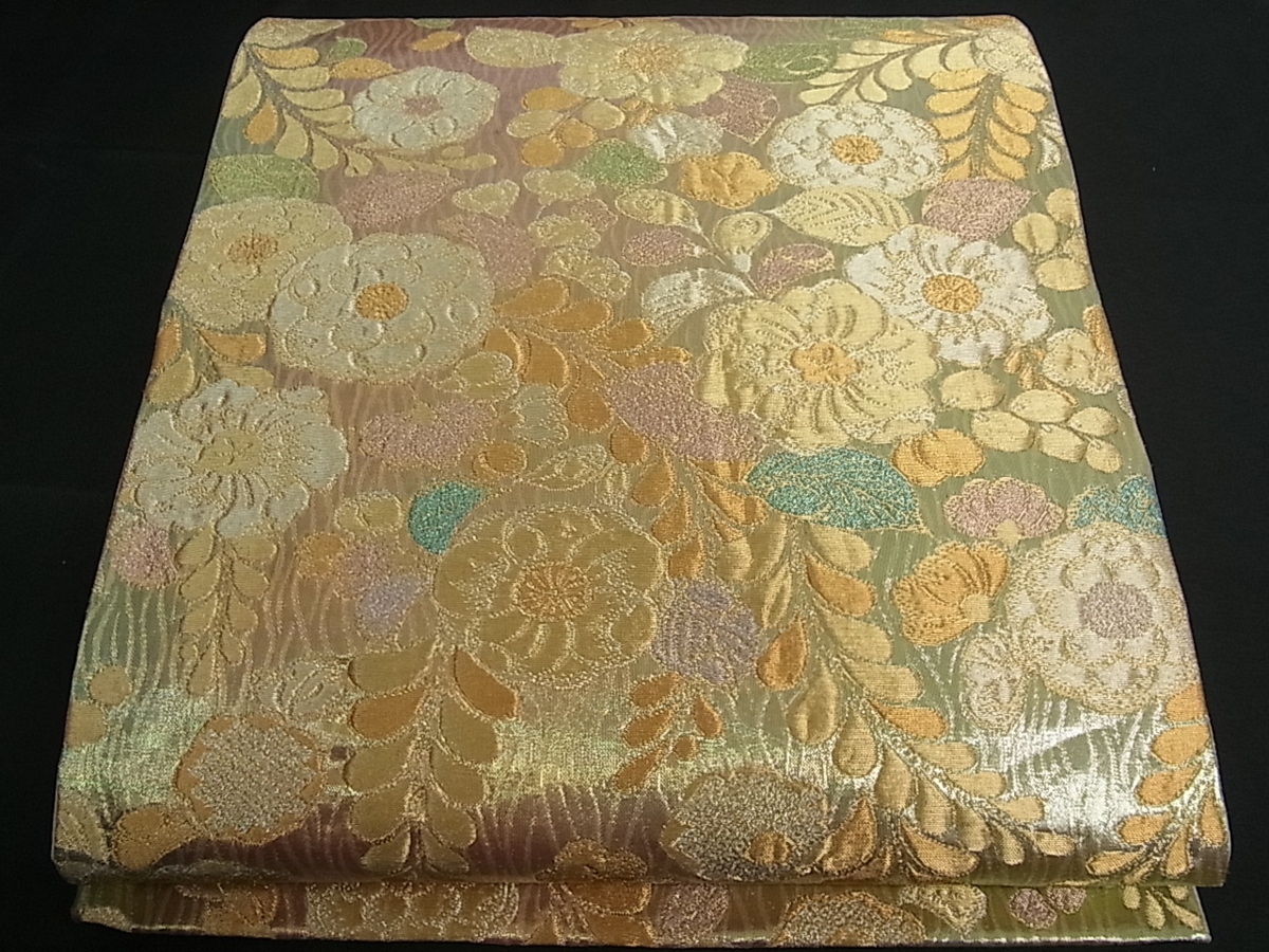  平和屋着物 六通柄袋帯 辻が花 ふくれ織 金銀糸 逸品 f1481(仕立て上がり)｜売買されたオークション情報、yahooの商品情報をアーカイブ公開 - オークファン 仕立て上がり