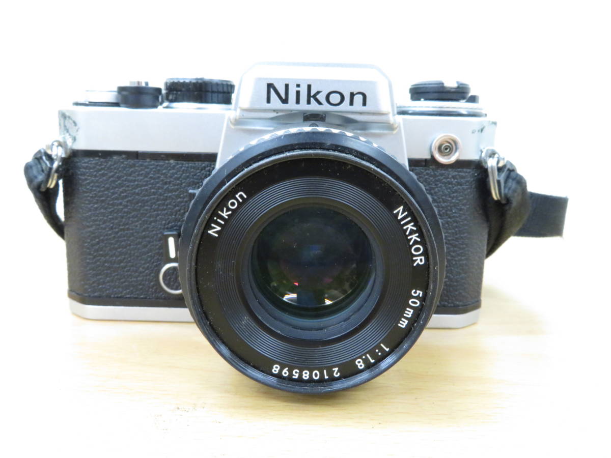 06030 小402-022 カメラ ニコン FE 汚れ傷あり レトロ フィルム 一眼