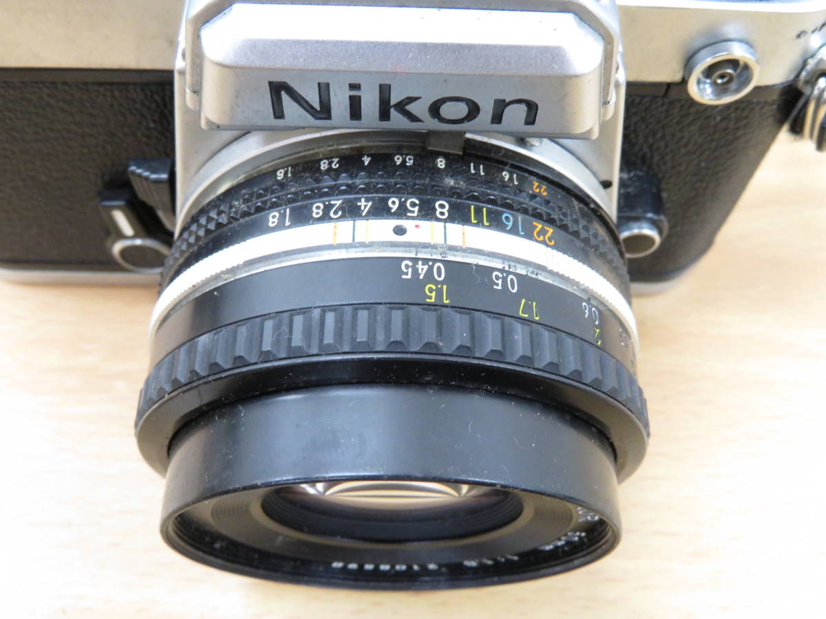 06030 小402-022 カメラ ニコン FE 汚れ傷あり レトロ フィルム 一眼