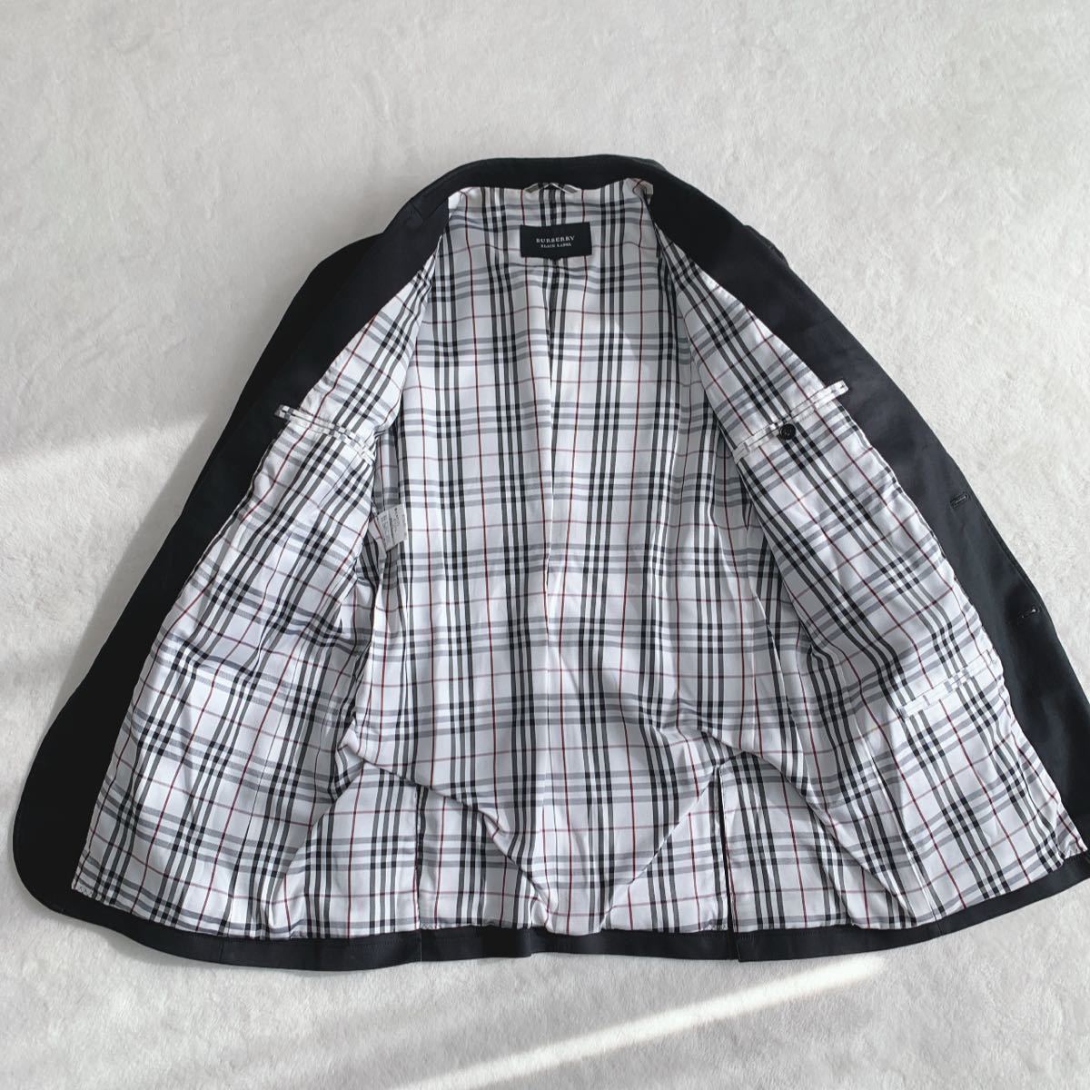 至高の紳士】1円~ BURBERRY BLACK LABEL ノヴァチェック ジャケット