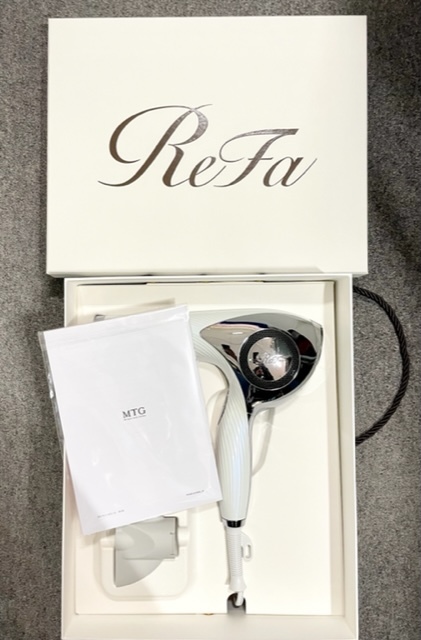 ☆美品☆MTG　ReFa リファビューテック ドライヤー RE-AB02A ホワイト o3-0220