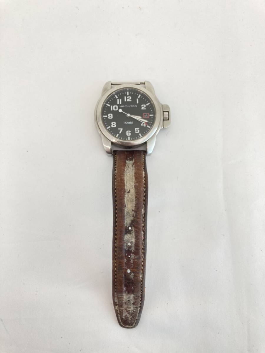 A762-K3-2 HAMILTON/ハミルトン Khaki 腕時計 デイト 6309 ① Khaki
