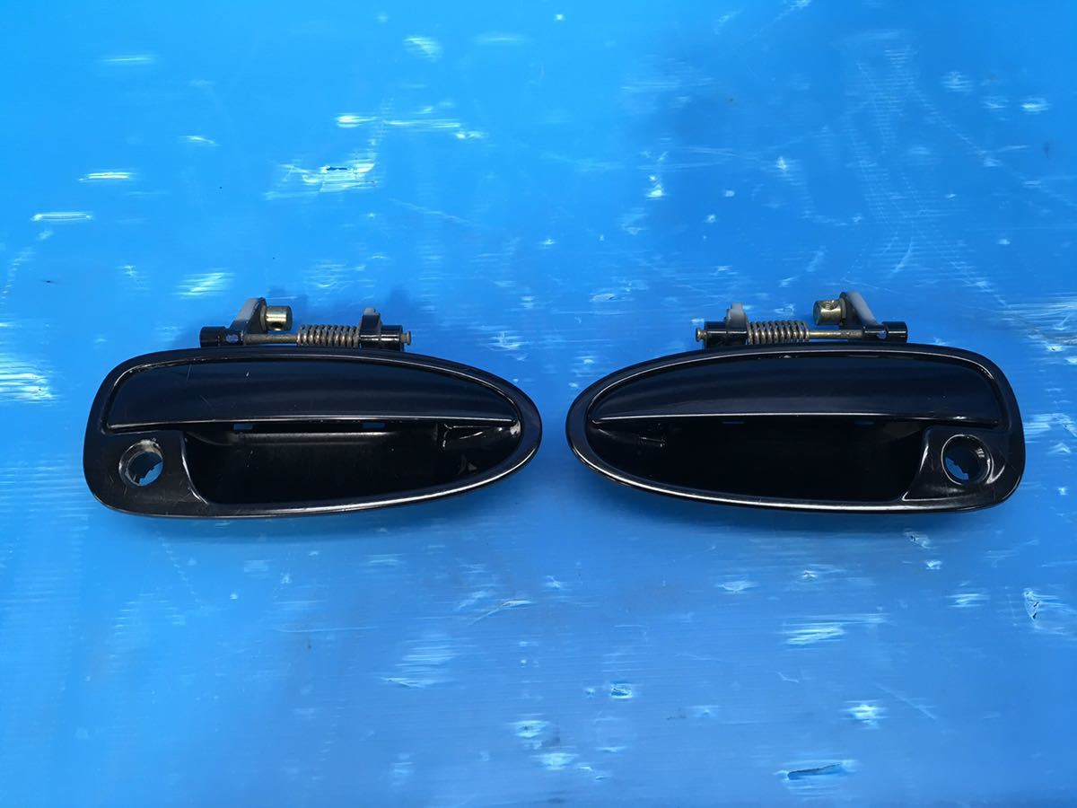 DC2 インテグラ タイプR 98sp 純正 ドア アウターハンドル ドアノブ 左右セット NH592P ブラック B18C HONDA JDM typeR（黒）