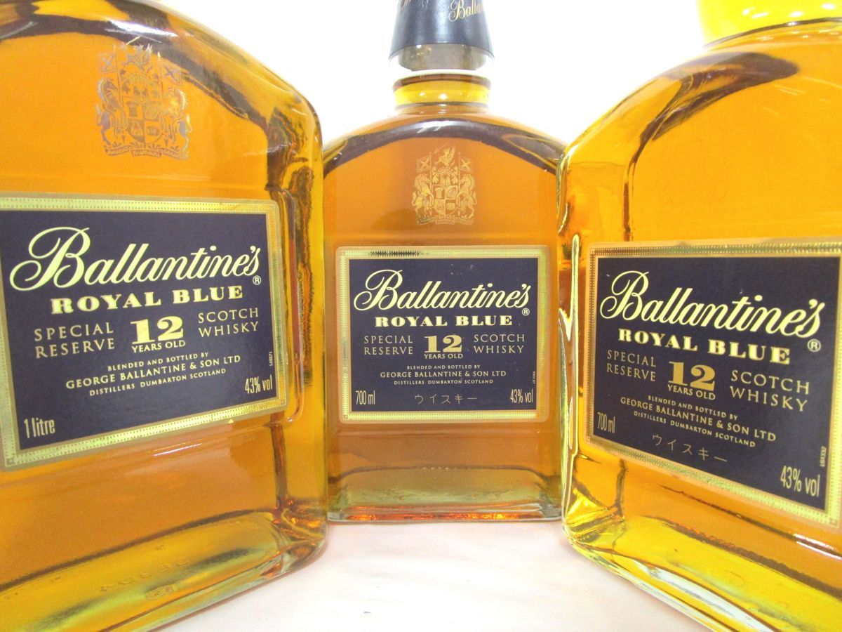 古酒 未開栓 3本セット BALLANTINE'S 12年 バランタイン スペシャル
