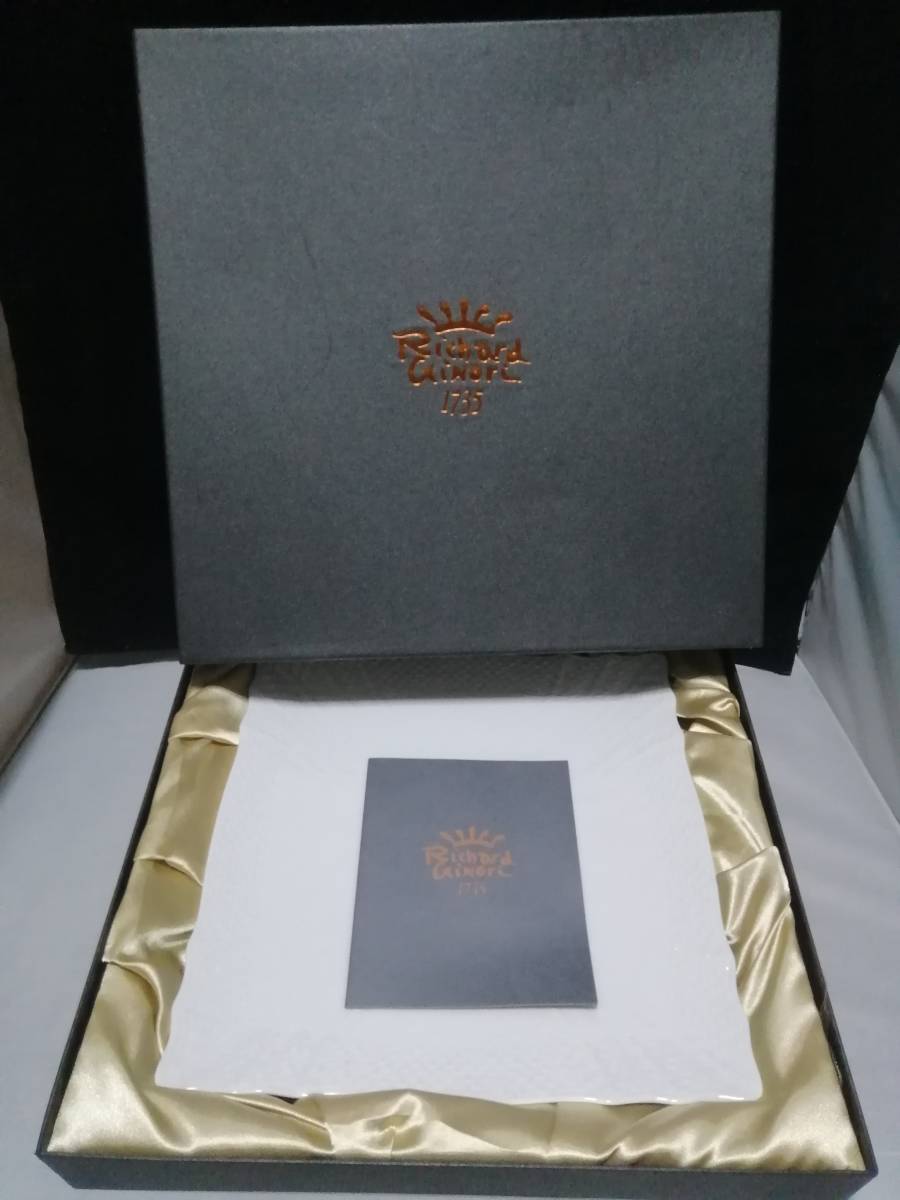 22X22CM 複数用意可 新品未使用◇自宅保管 リチャードジノリ ベッキオホワイト プレート RICHARD GINORI ※化粧箱なしお届け