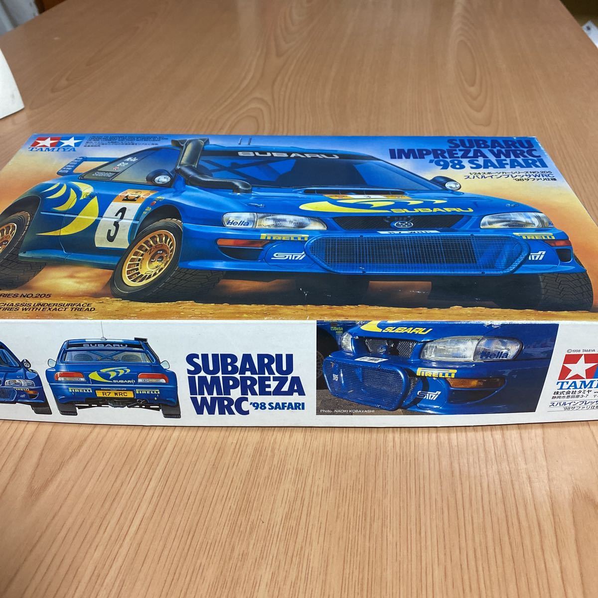 タミヤ スポーツカーシリーズ 205 スバルインプレッサ WRC 98 サファリ  