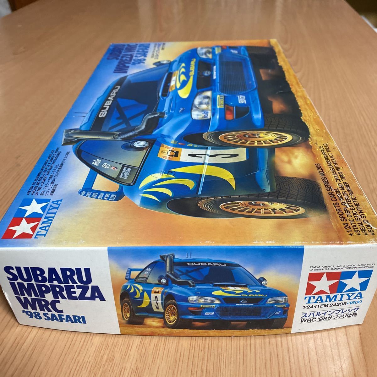 タミヤ スポーツカーシリーズ 205 スバルインプレッサ WRC 98 サファリ  