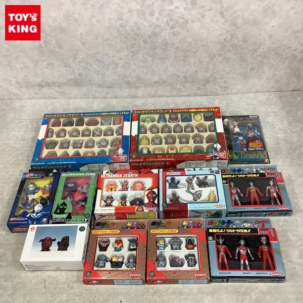 1円～ 訳あり ウルトラマン指人形セット、ポケットヒーロー SDウルトラ 
