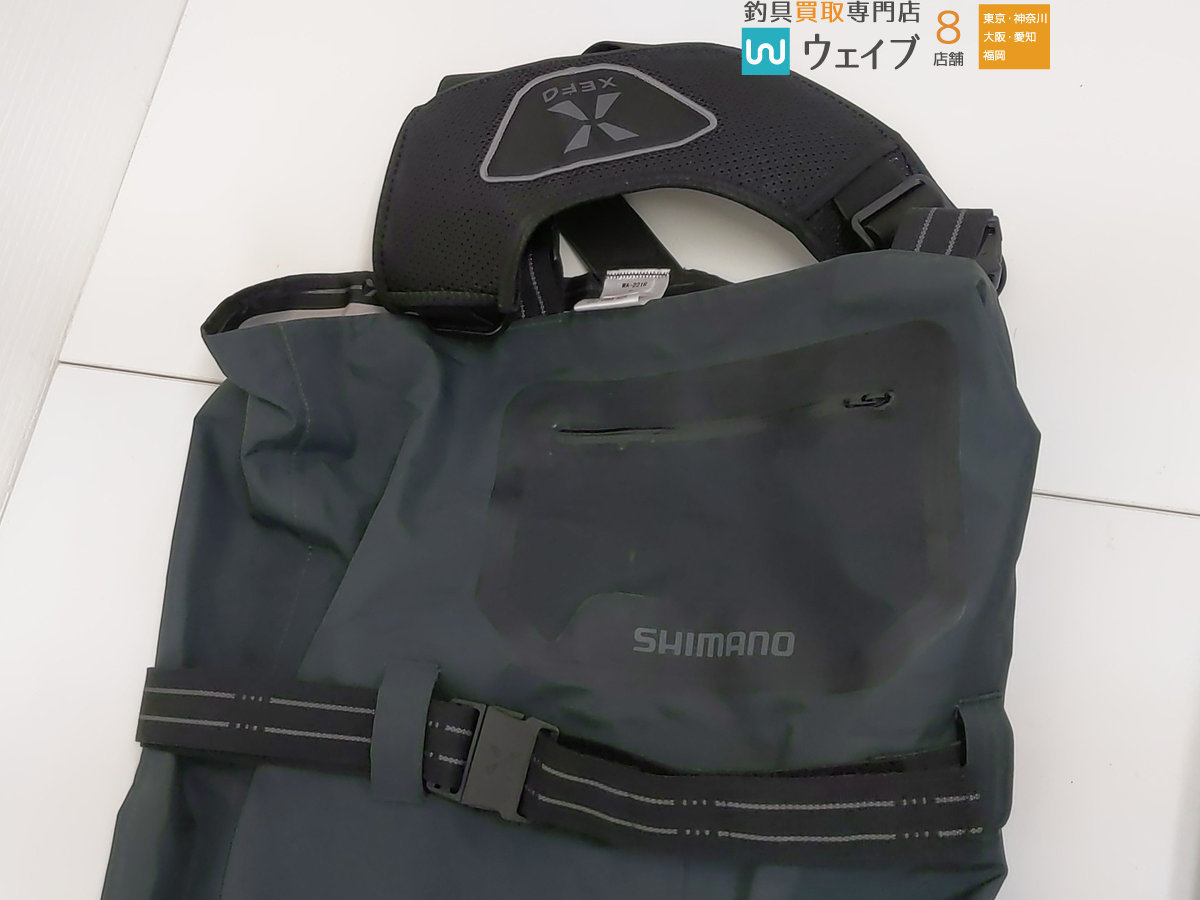 シマノ ゼフォー サーフトリッパー ウェーダー WA-221R リアルブラック 