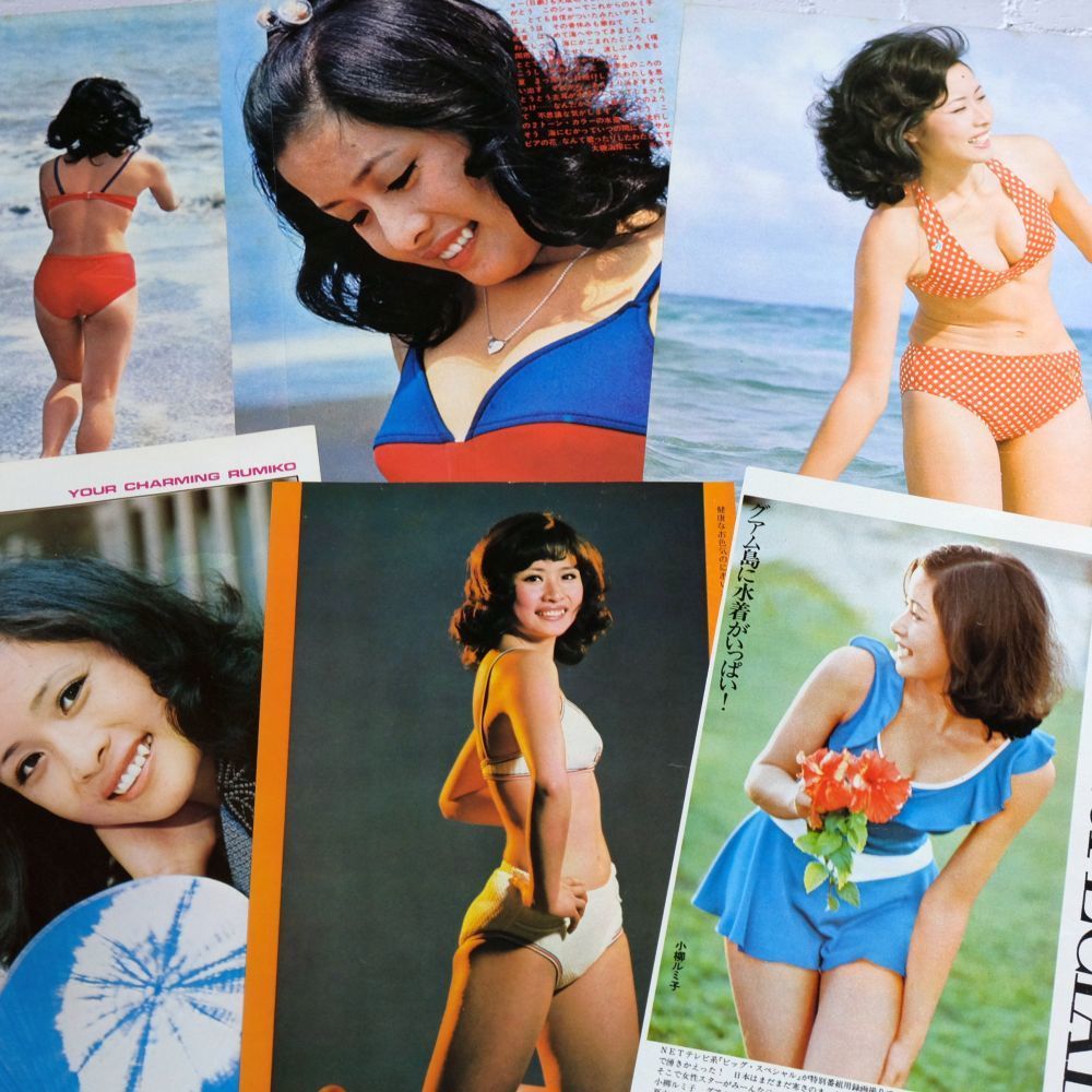 ☆【ビキニ他】小柳ルミ子 切り抜き 大量 76ページ A4ファイルブック2