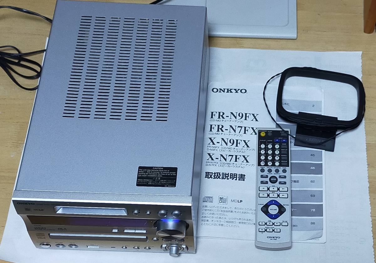 ONKYO ONKYO コンポ FR-N7FX ジャンク リモコン、アンテナ・スピーカー