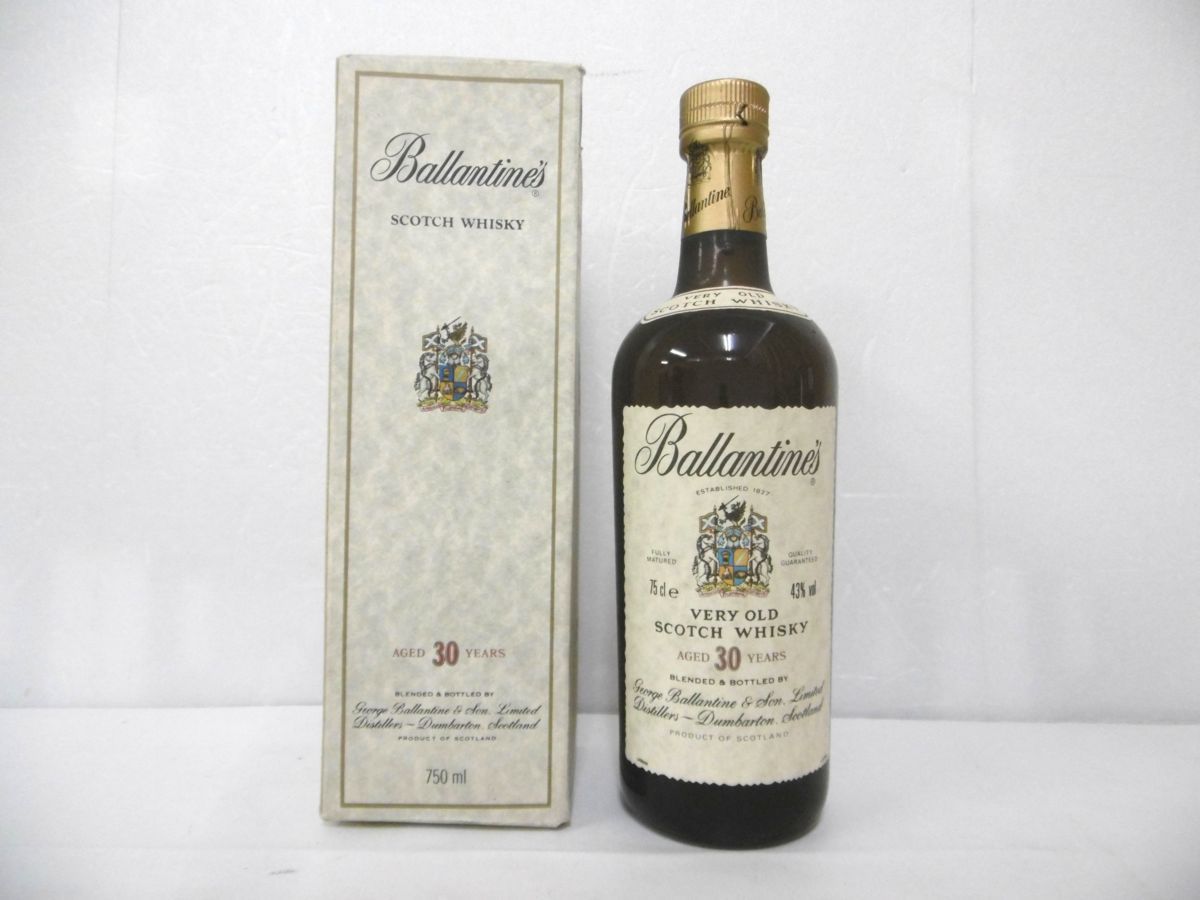 未開栓 バランタイン 古酒 21年 Ballantines Ballantine's 30年 1円