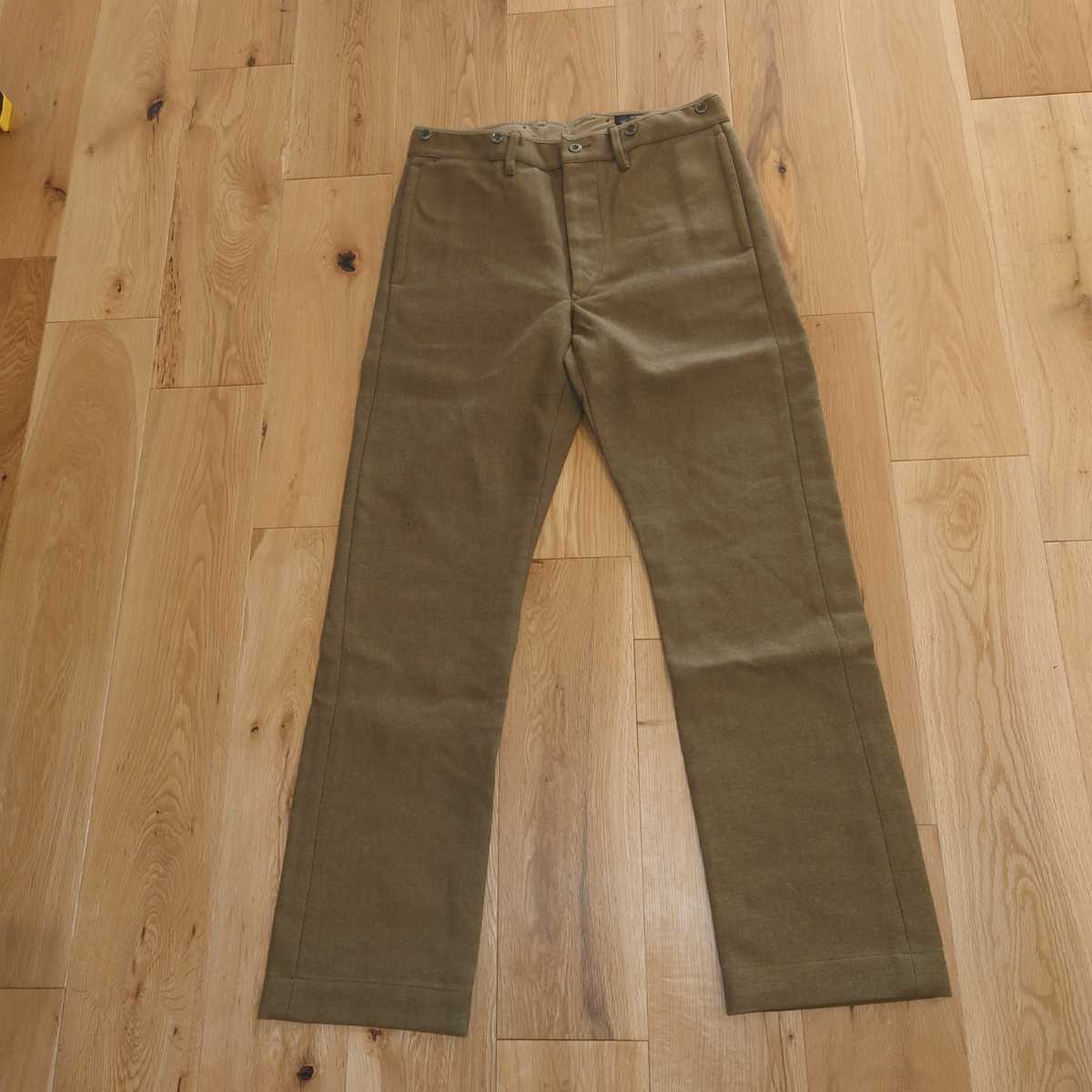 未使用 サンプル品 RRL Wool trousers ダブルアールエル ウールパンツ 