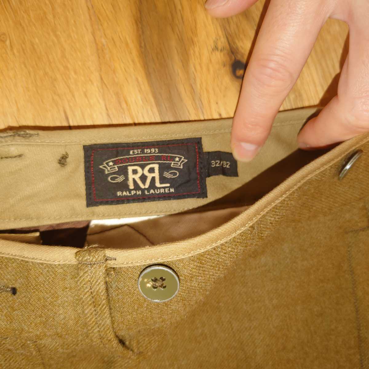 未使用 サンプル品 RRL Wool trousers ダブルアールエル ウールパンツ 