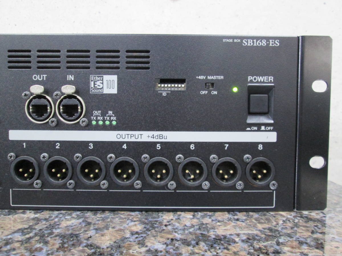 ジャンク】YAMAHA EtherSound対応ステージボックス SB168-ES ヤマハ 
