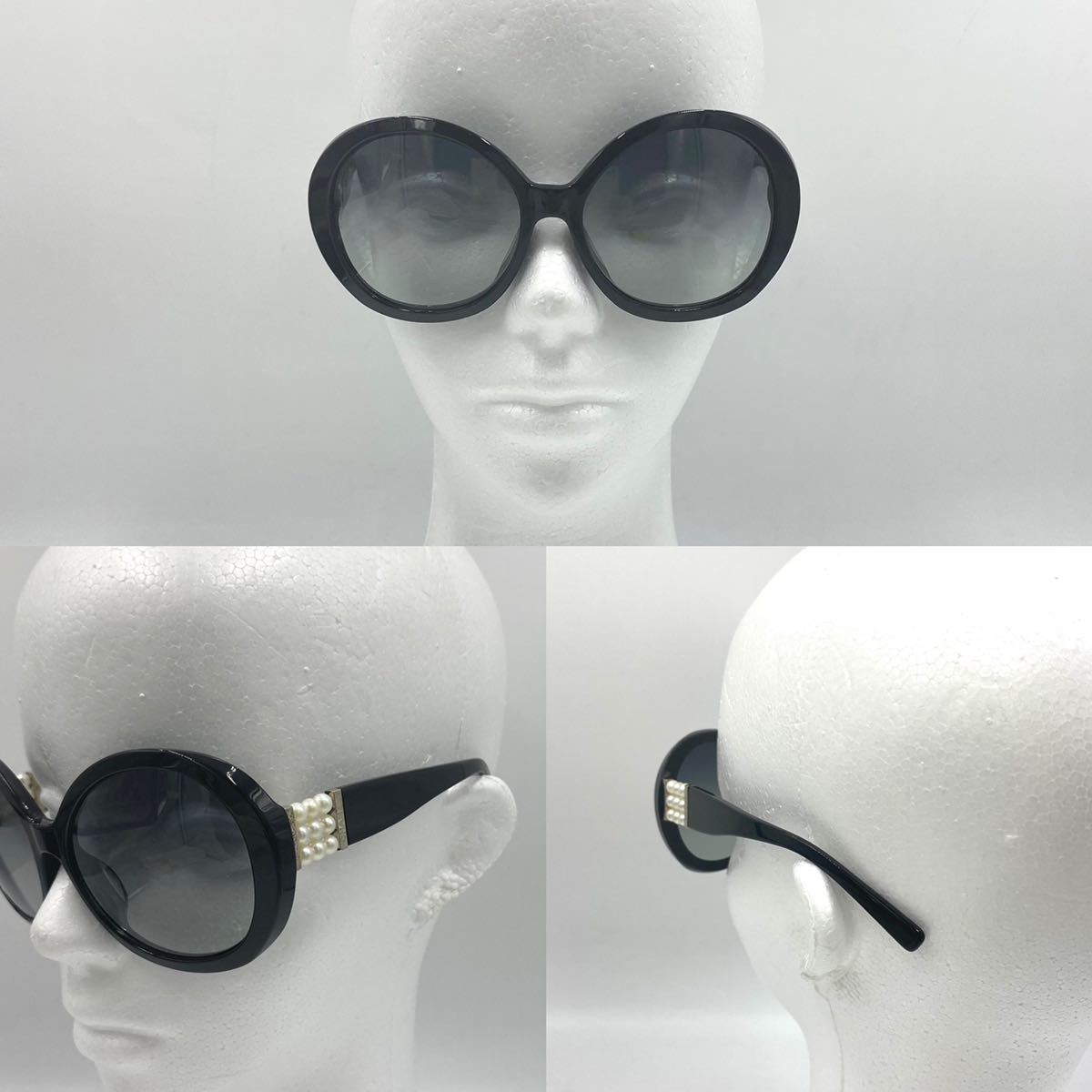 CHANEL シャネル サングラス 5159-H-A フェイクパール ブラック