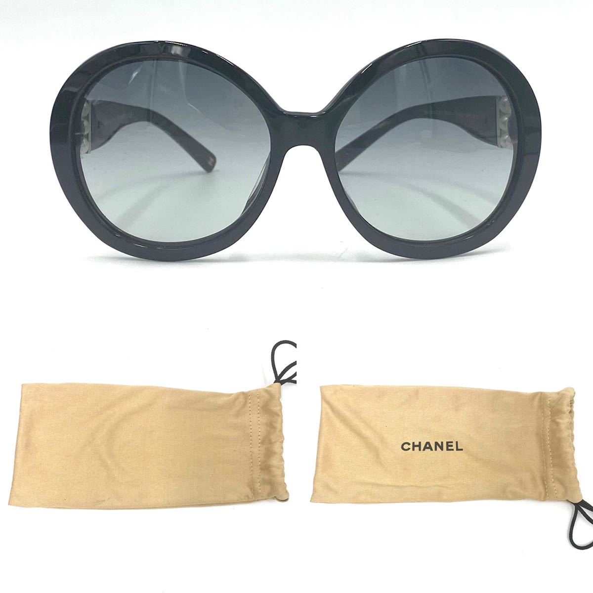 CHANEL シャネル サングラス 5159-H-A フェイクパール ブラック