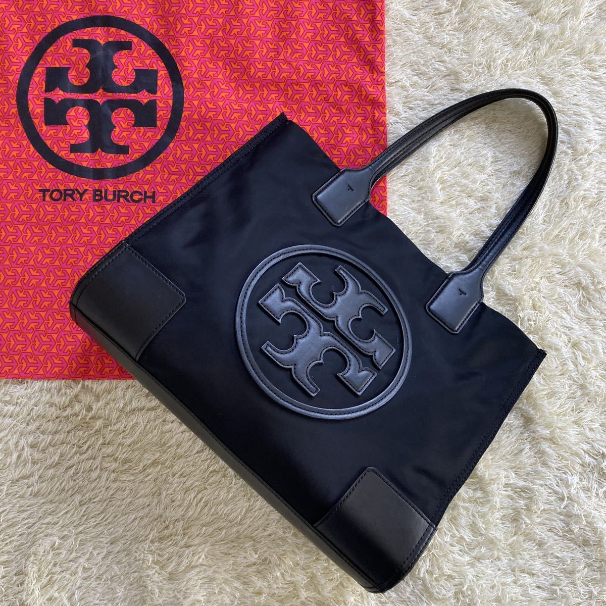 美品 A4収納可能】TORY BURCH トリーバーチ トートバッグ ハンドバッグ 