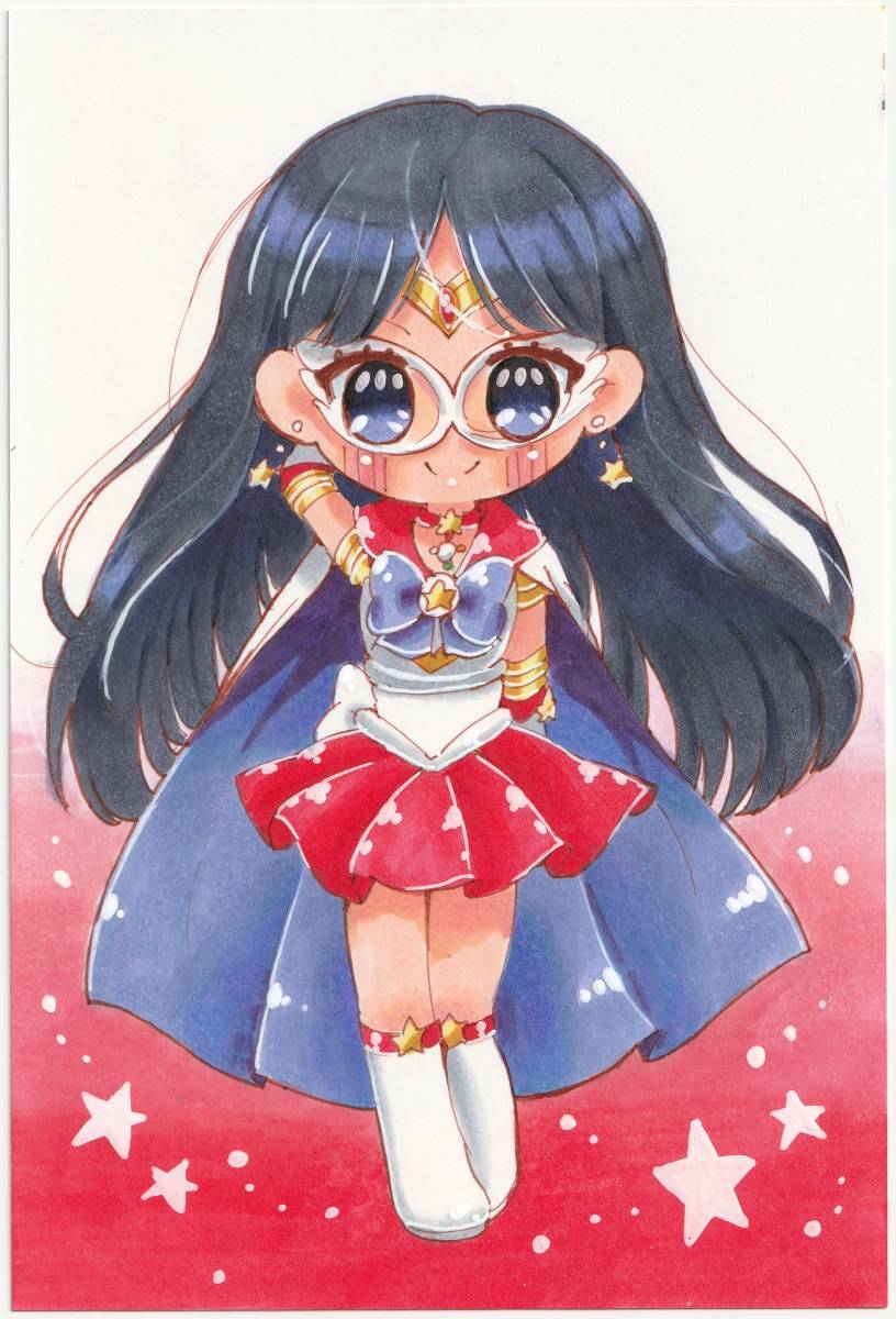 セーラーマーズ 火野レイ 初期衣装ver 手描き イラスト 美少女戦士セーラームーン 手描きイラスト 売買されたオークション情報 Yahooの商品情報をアーカイブ公開 オークファン Aucfan Com